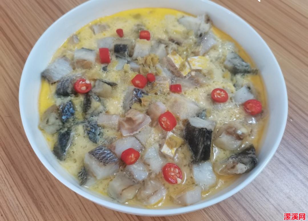 鲜美滋补黄鱼鲞蒸鸡蛋，家常味道温馨上桌